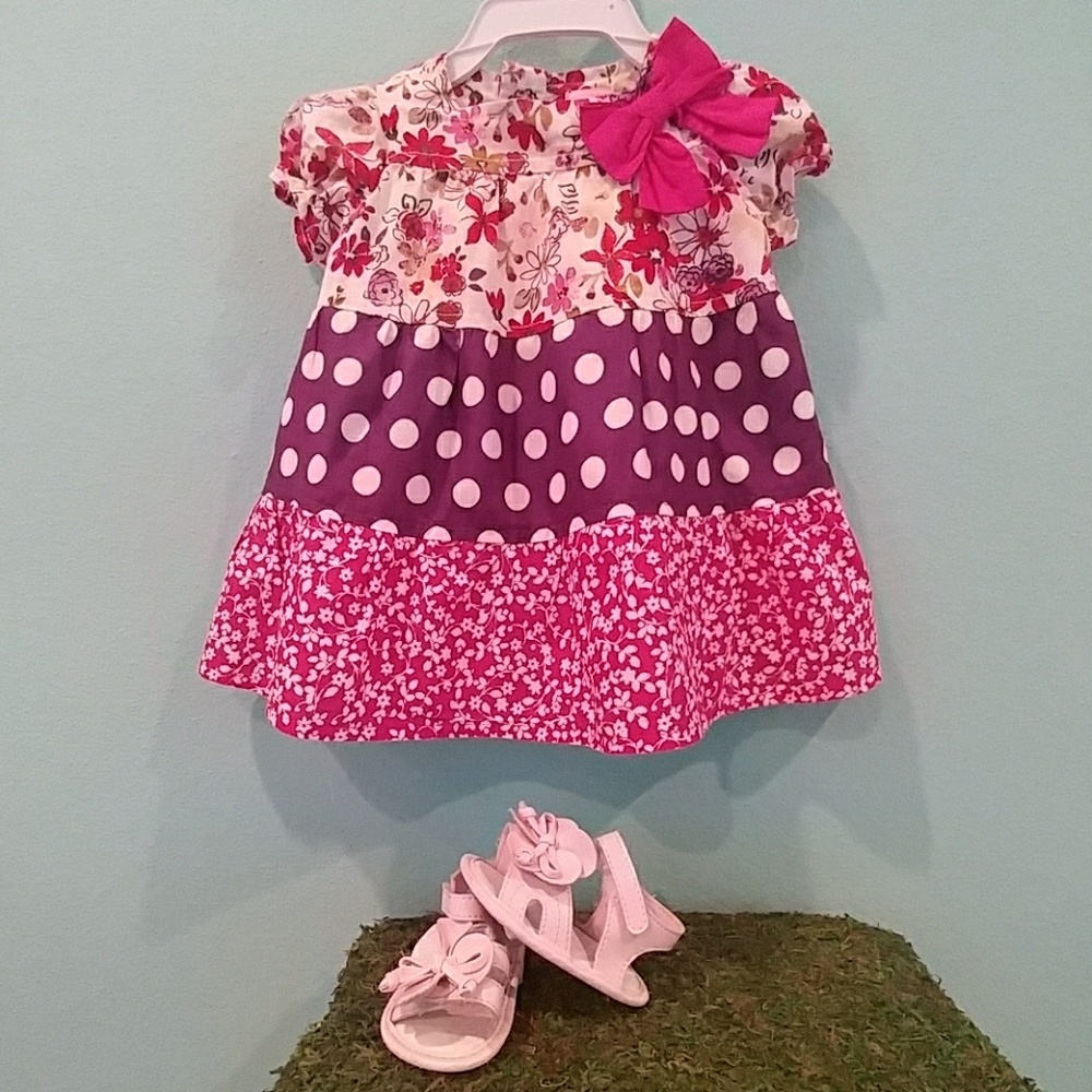 Made with Love by PLACE floral & dots dress